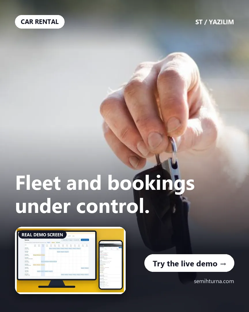 Car Rental Fleet and Booking Tracker, Fleet and bookings under control.