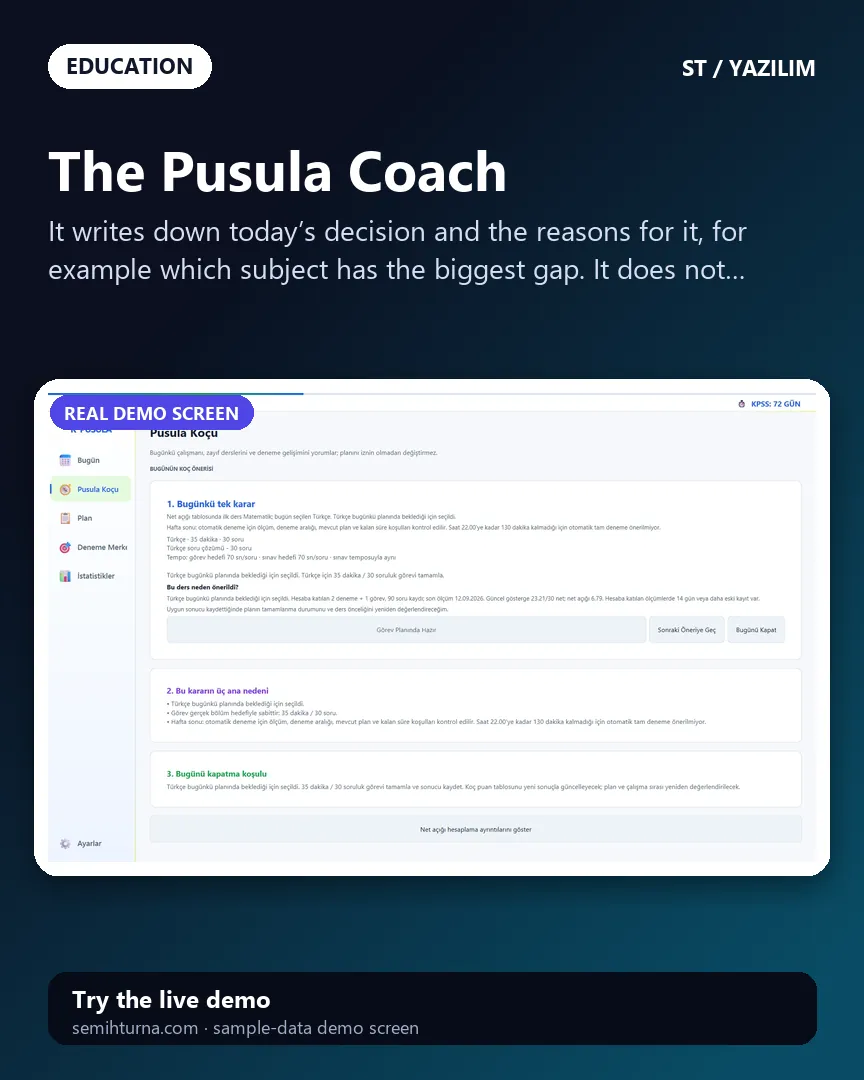 K Pusula, The Pusula Coach