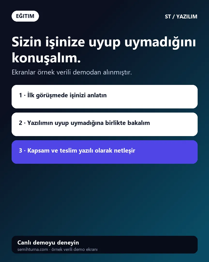 K Pusula, Sizin işinize uyup uymadığını konuşalım.