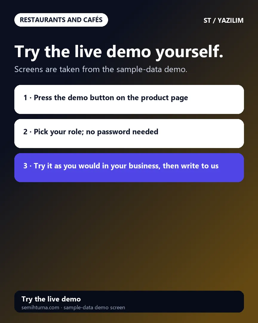 Bilingual restaurant menu, Try the live demo yourself.