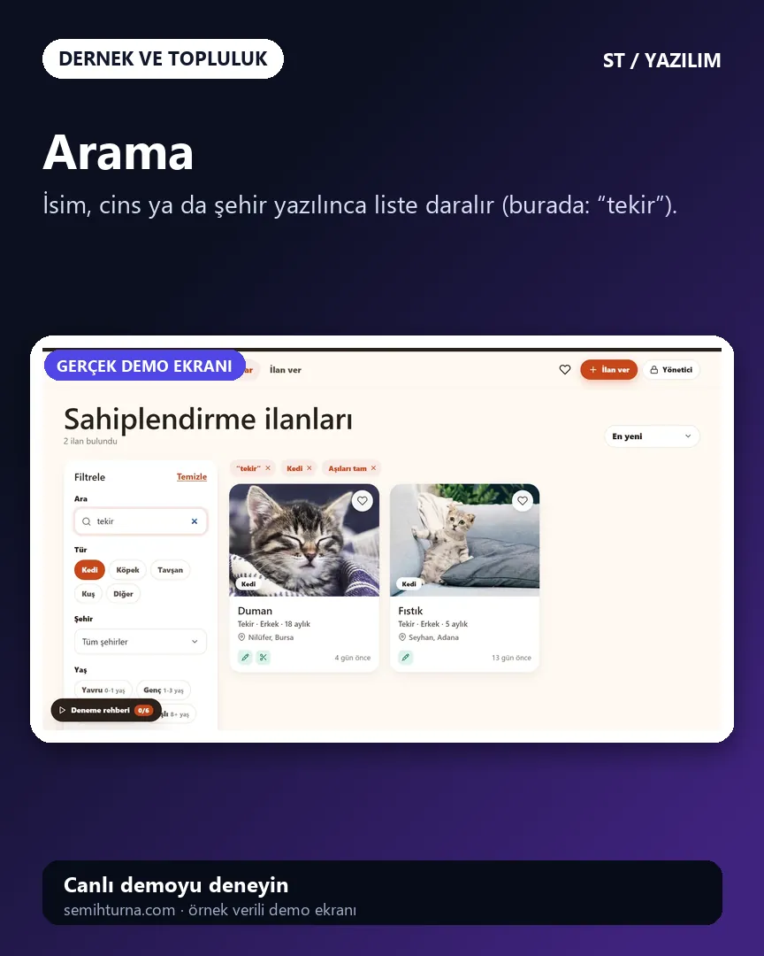 Dost Yuva, Arama