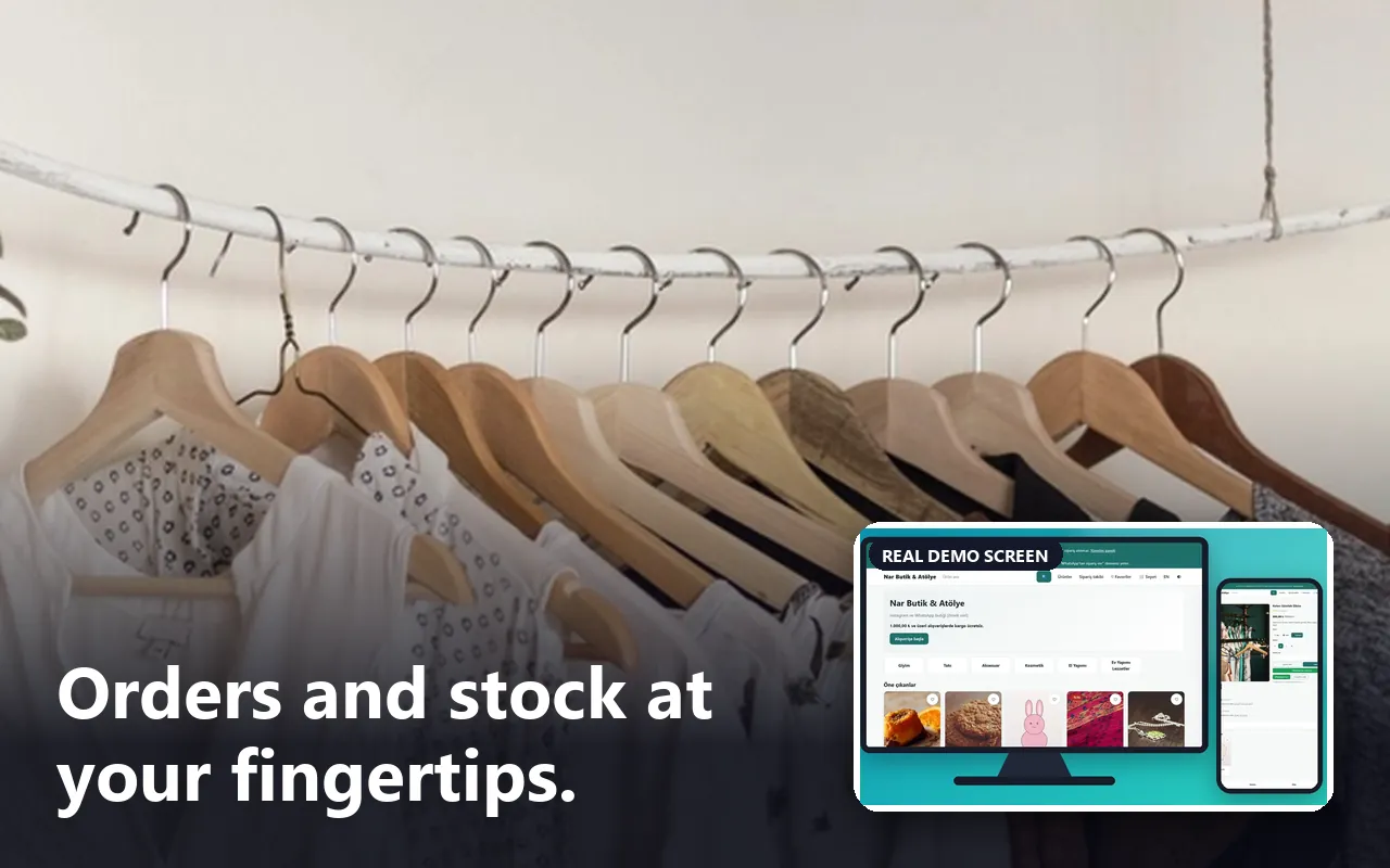 Boutique Order and Stock Panel