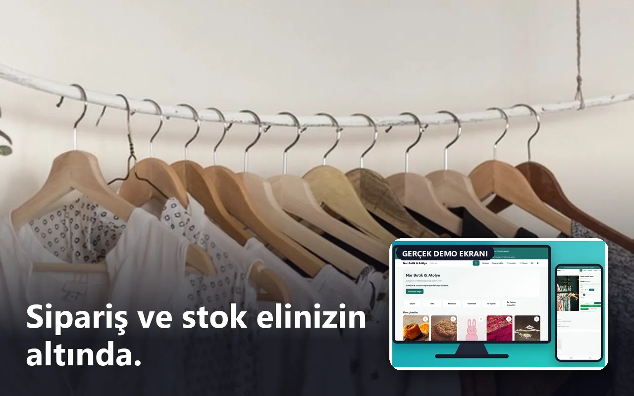 Butik Sipariş ve Stok Paneli