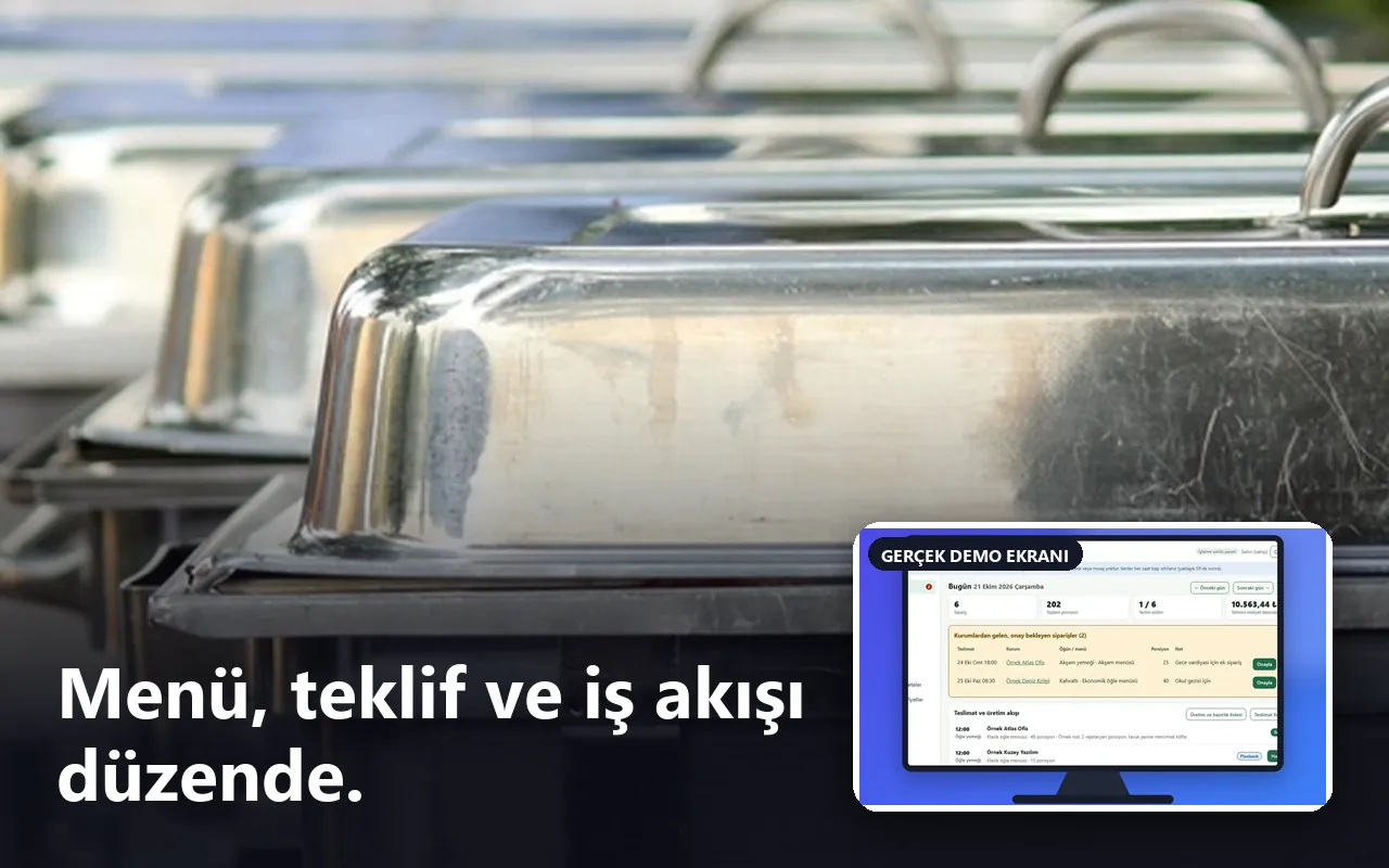Catering Firma Yönetimi