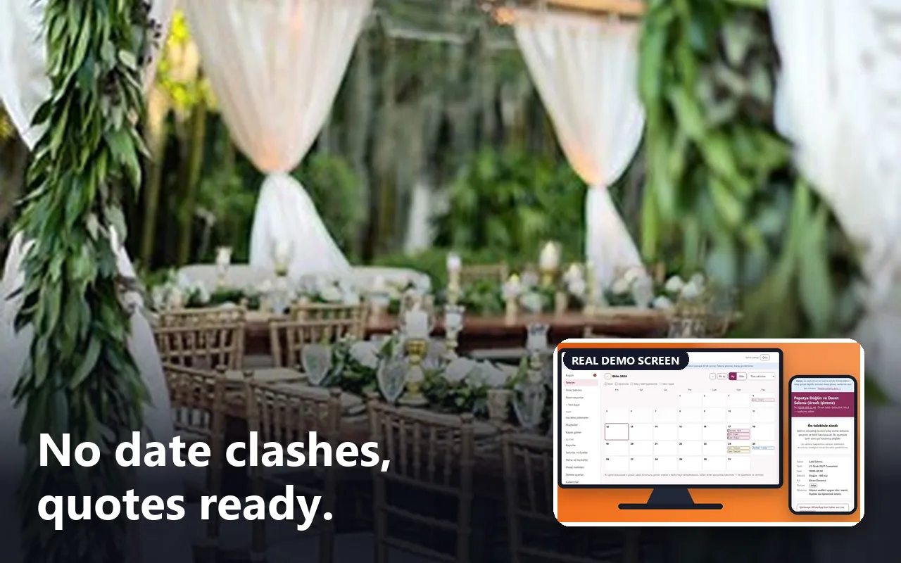 Wedding Venue Booking and Quote Management