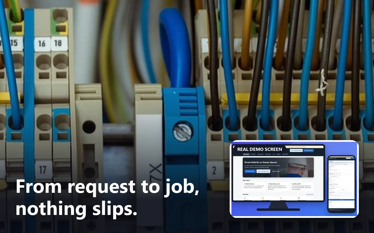 Electrical and Plumbing Service Requests and Job Tracking