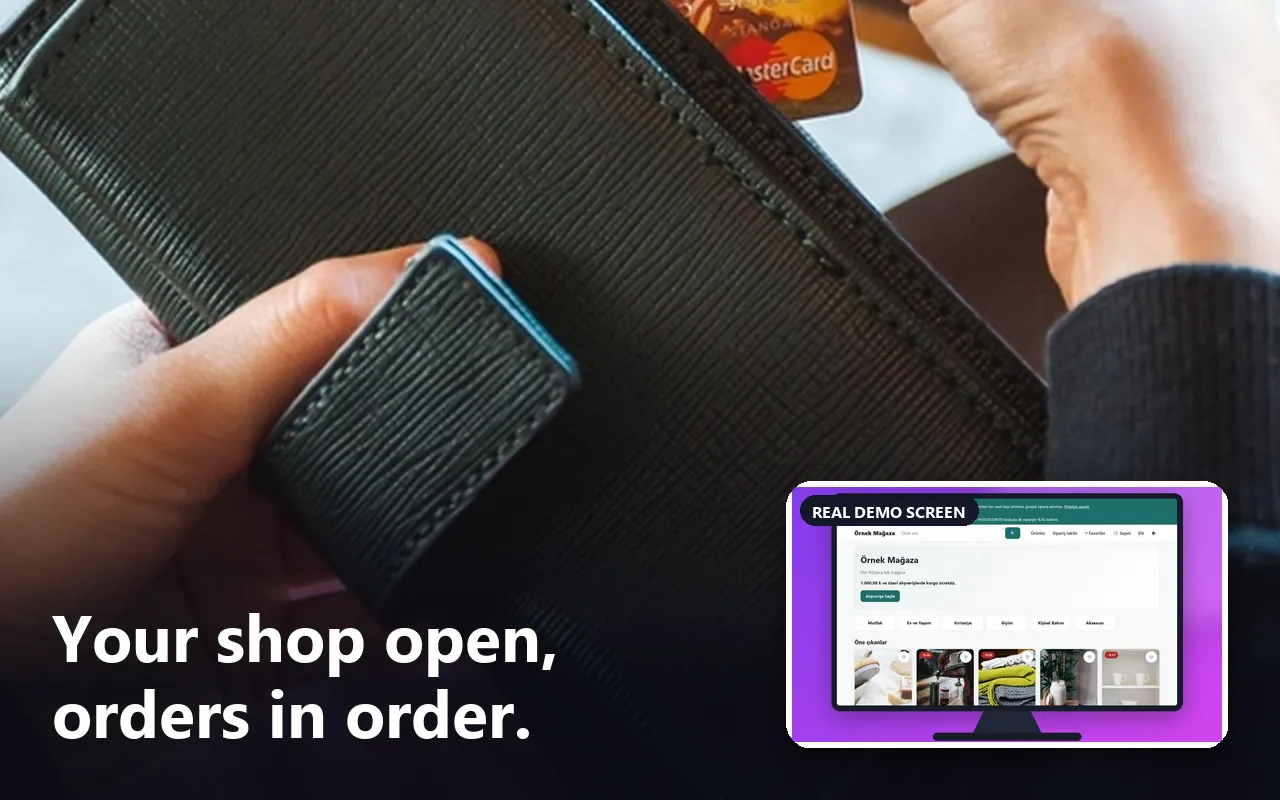 Ready-made e-commerce site and software
