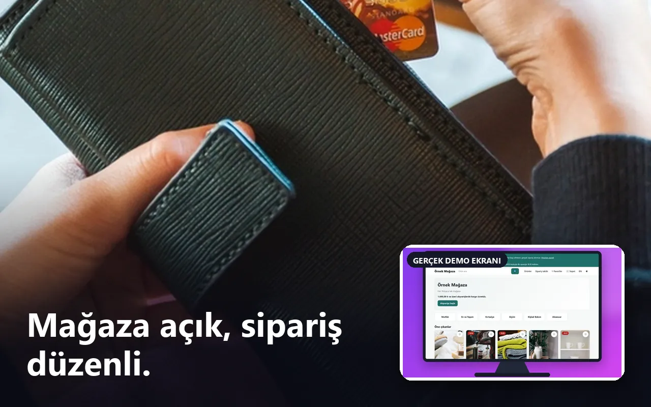 Hazır e-ticaret sitesi ve yazılımı
