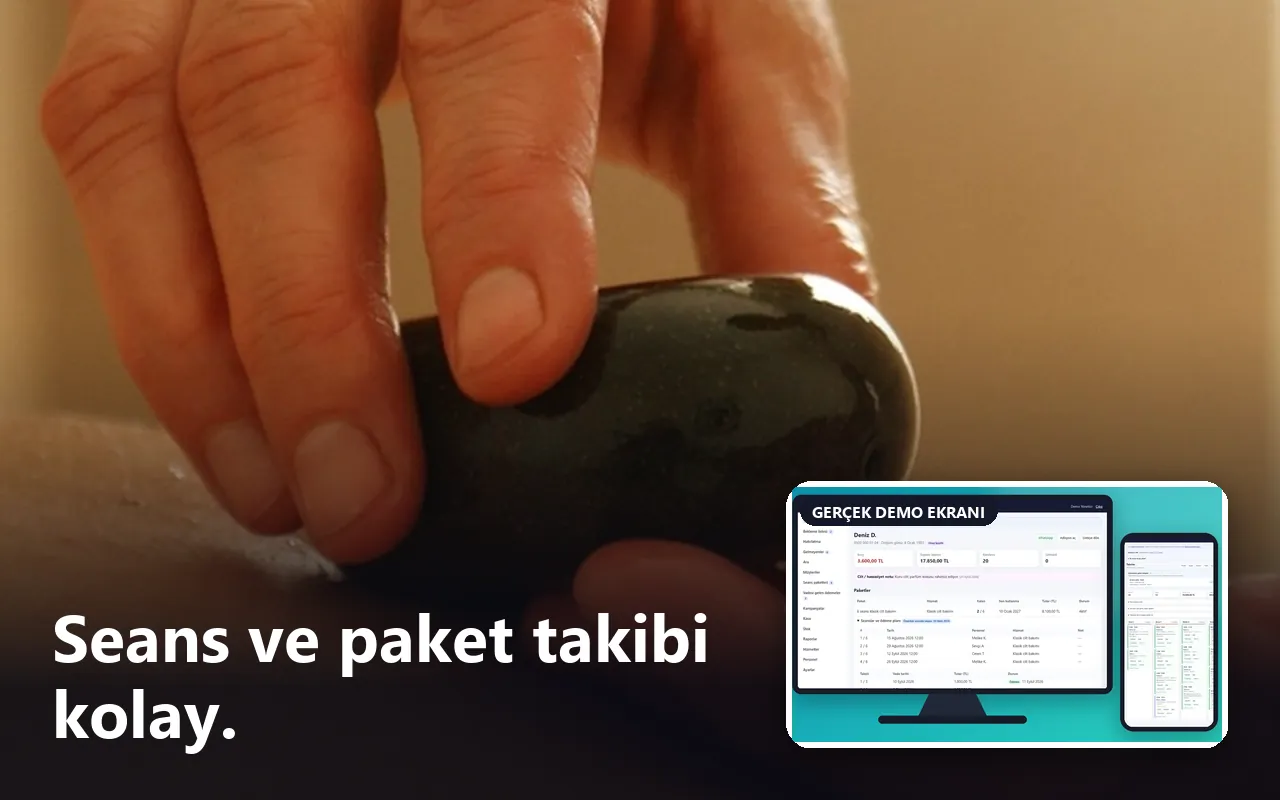 Güzellik Merkezi Seans ve Randevu Takibi