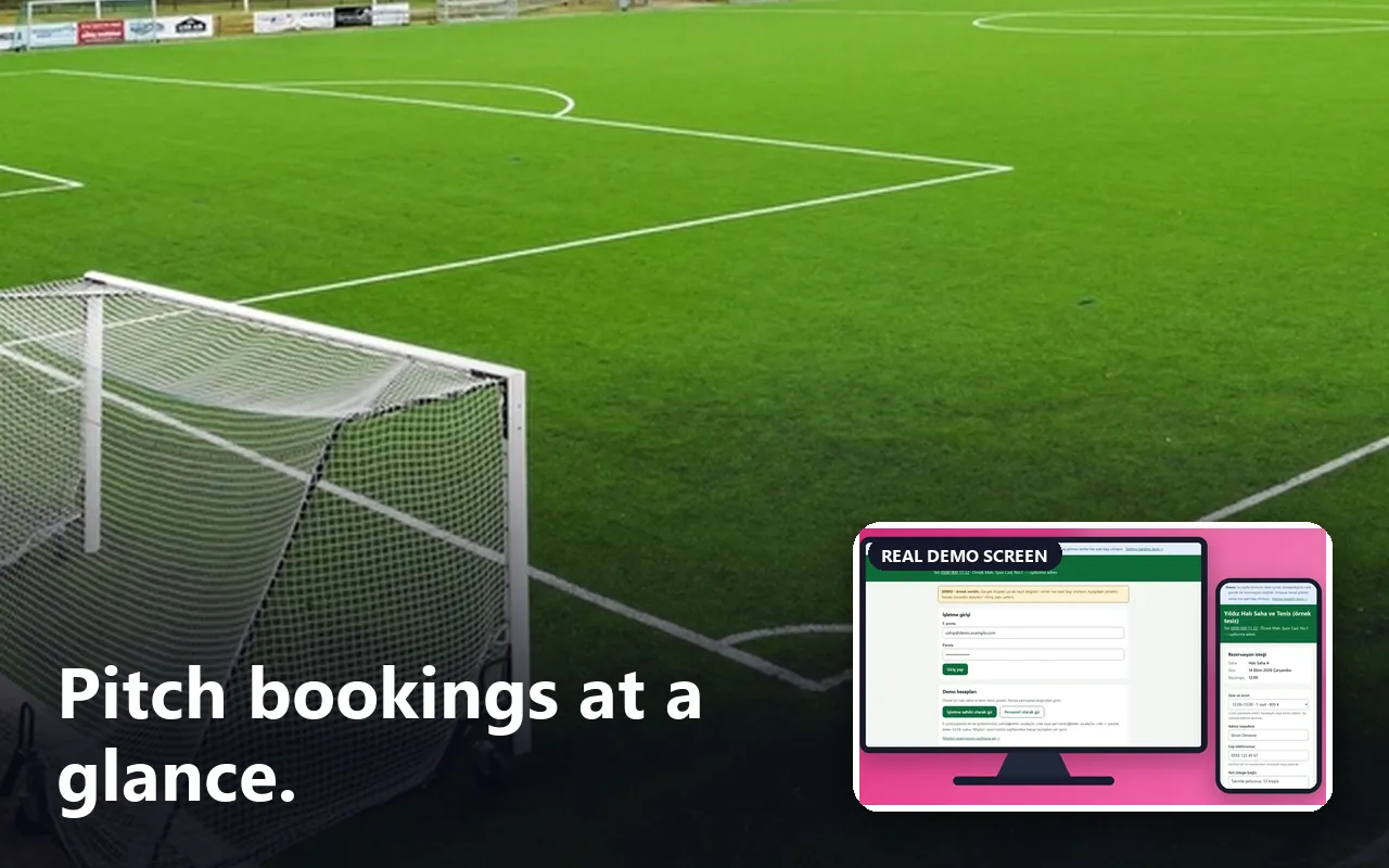 Football Pitch and Court Booking Management