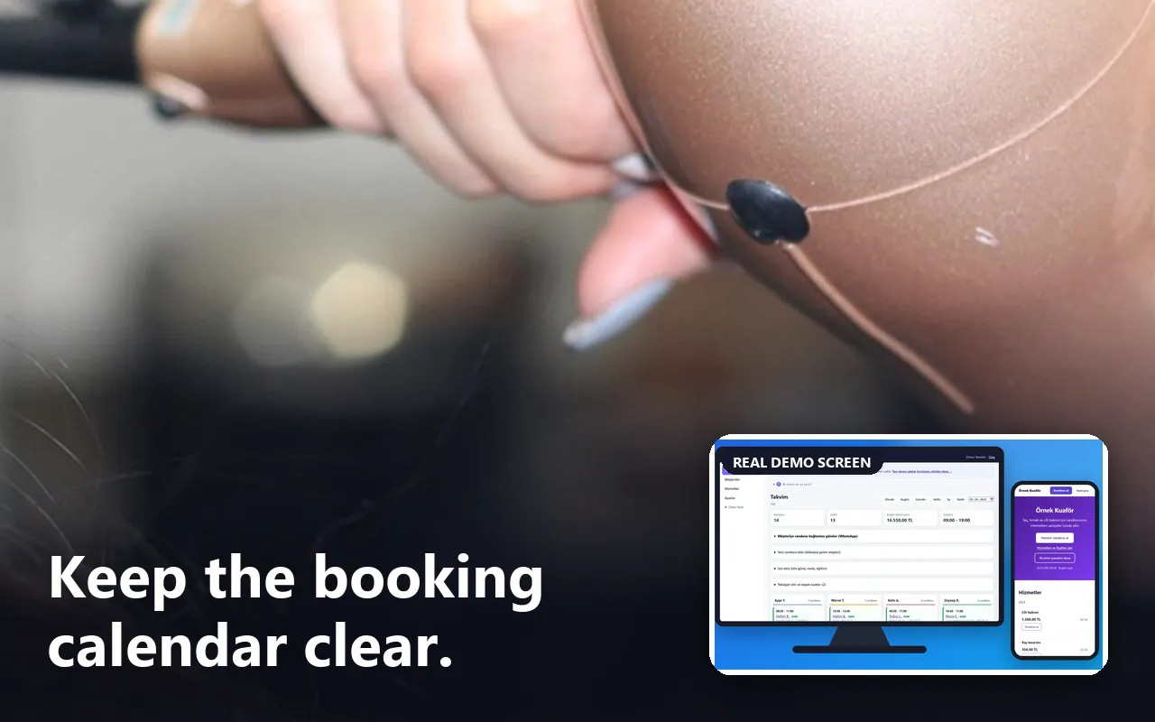 Hair Salon Booking and Business Tracking