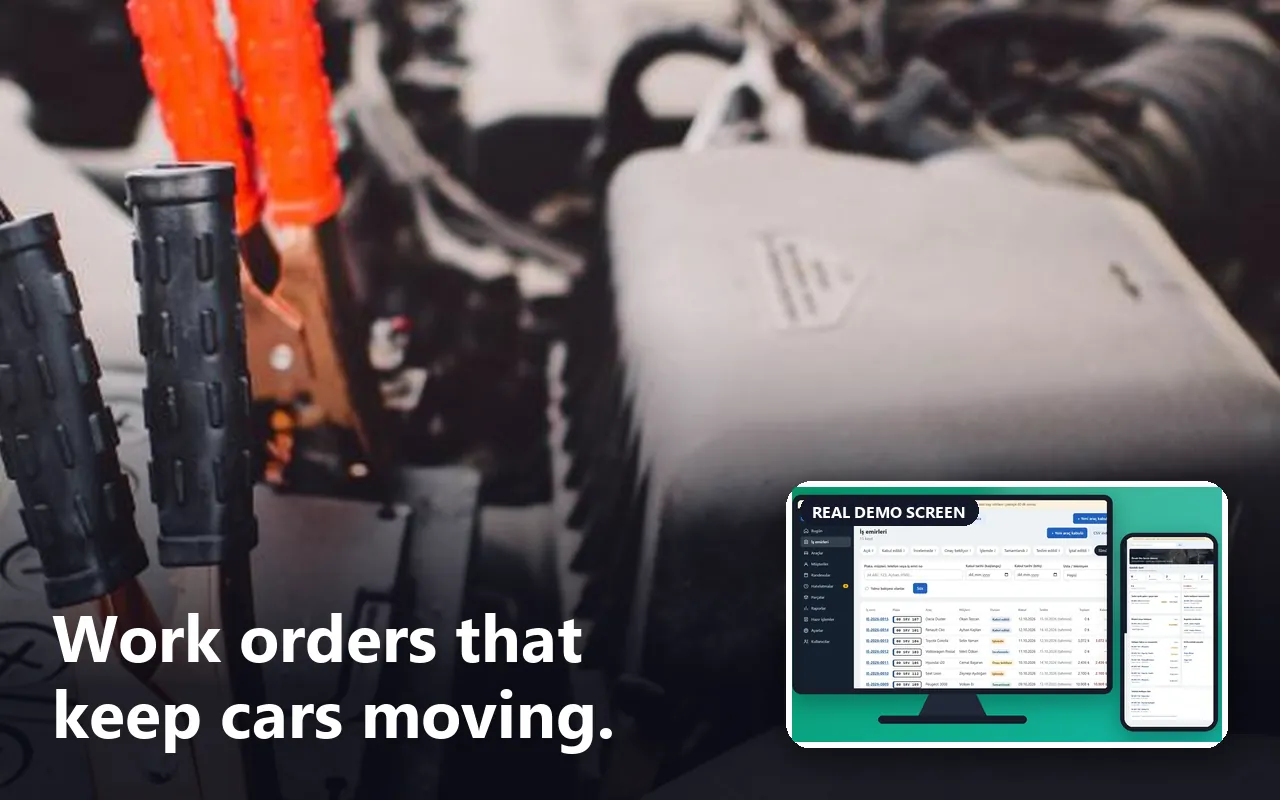 Auto Repair Work Order and Tracking