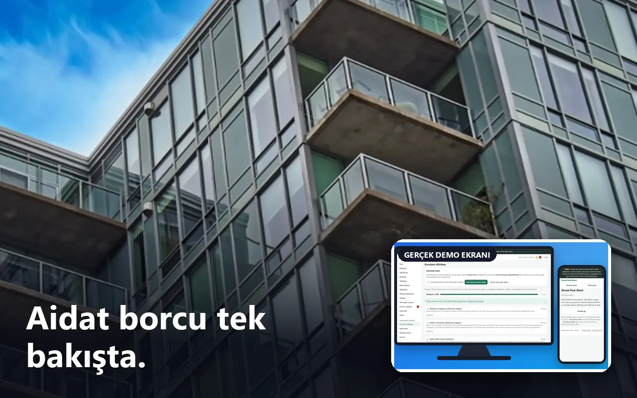 Site ve Apartman Aidat Takibi