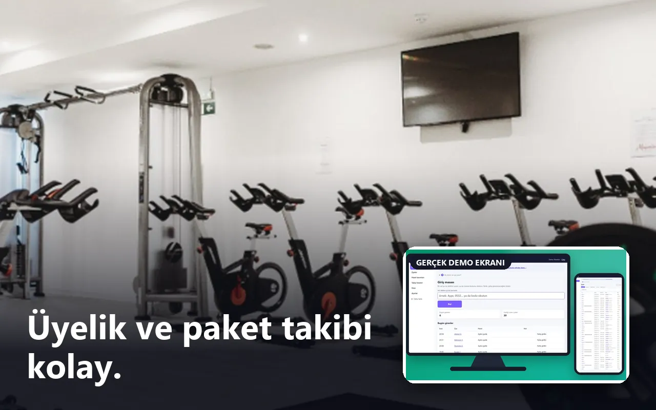 Spor Salonu Üye ve Paket Takibi